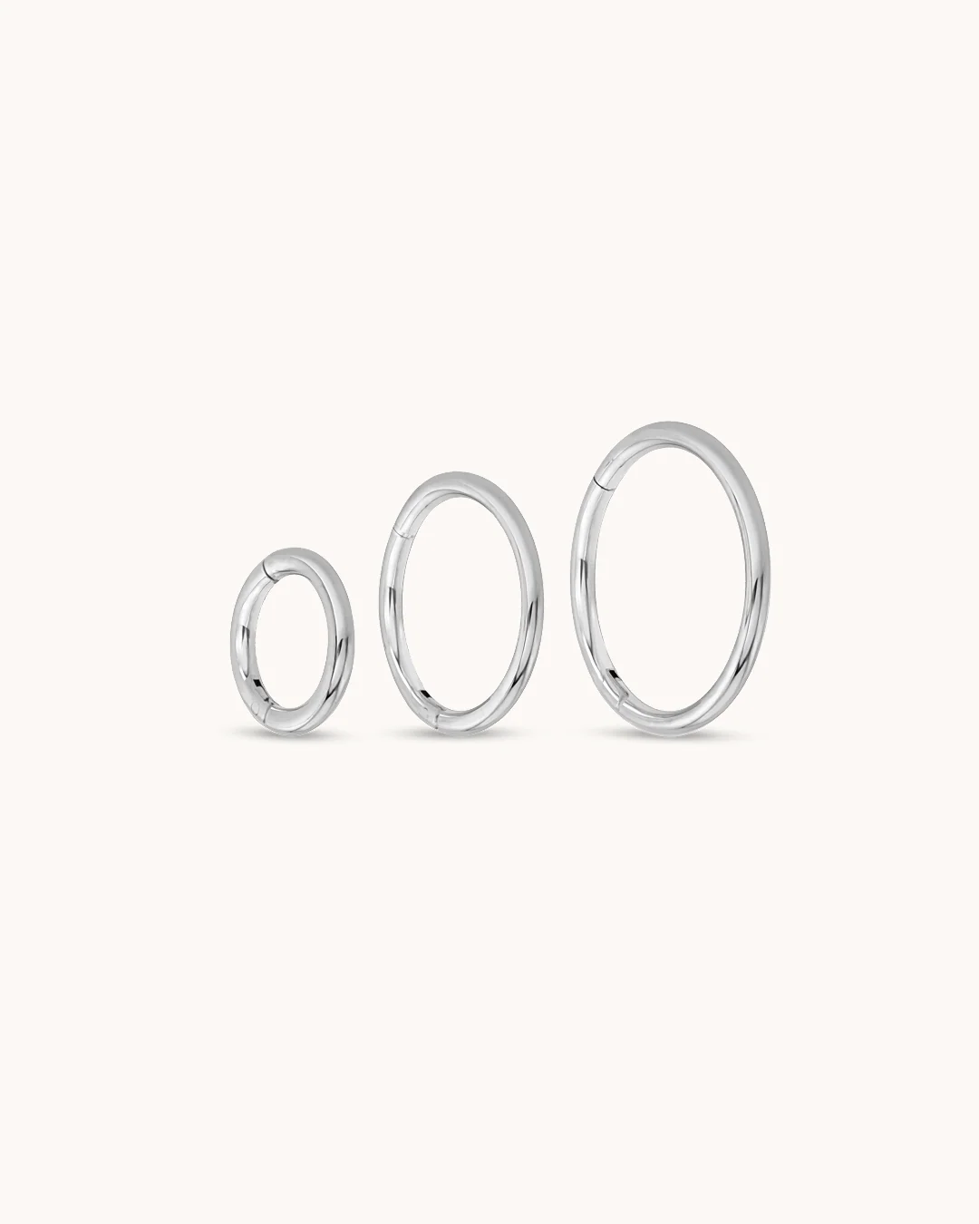 Seamless Hoop In Platinum - Image 2