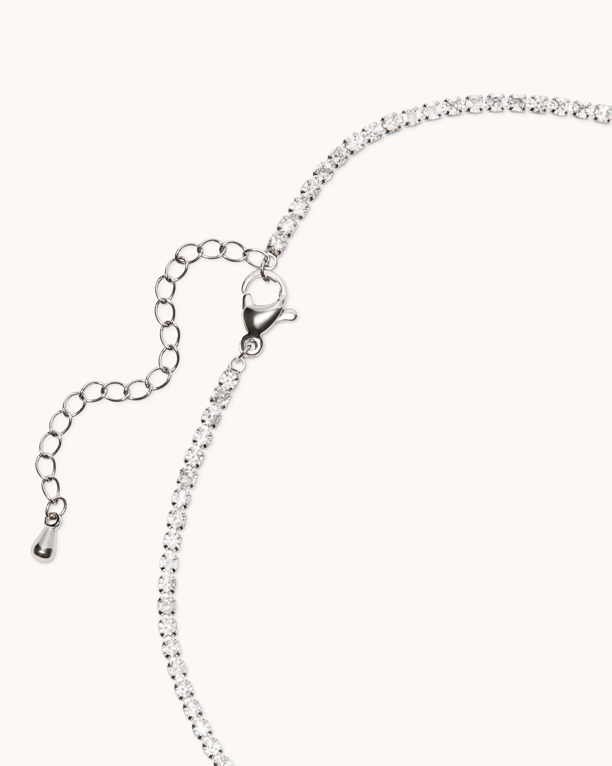 Crystal Lariat Necklace - Image 4
