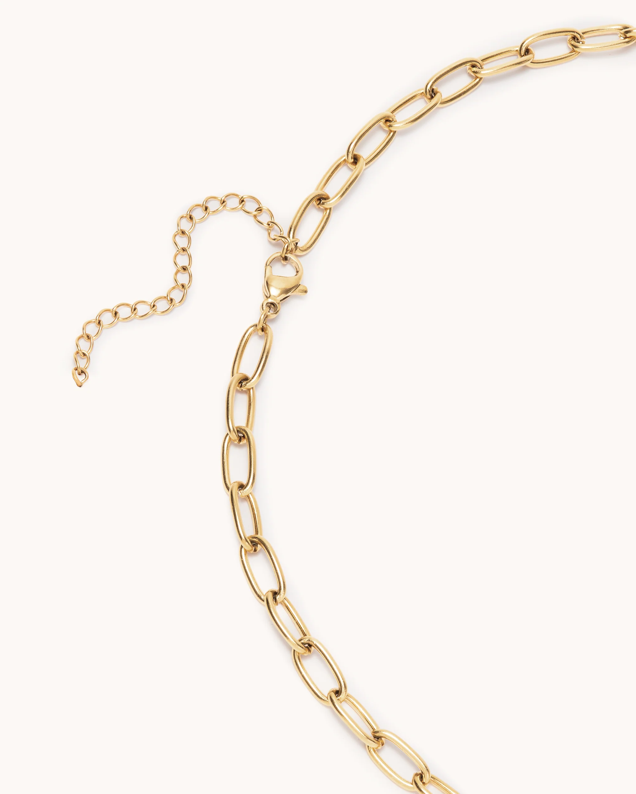 Chubby Heart Chain Necklace - Image 4