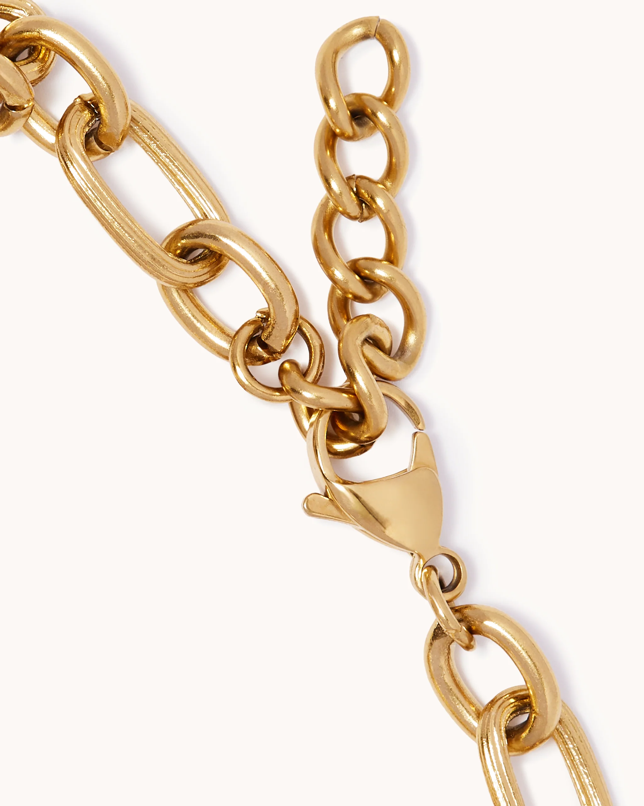 Chunky Disc & Pearl Charm Bracelet - Image 4