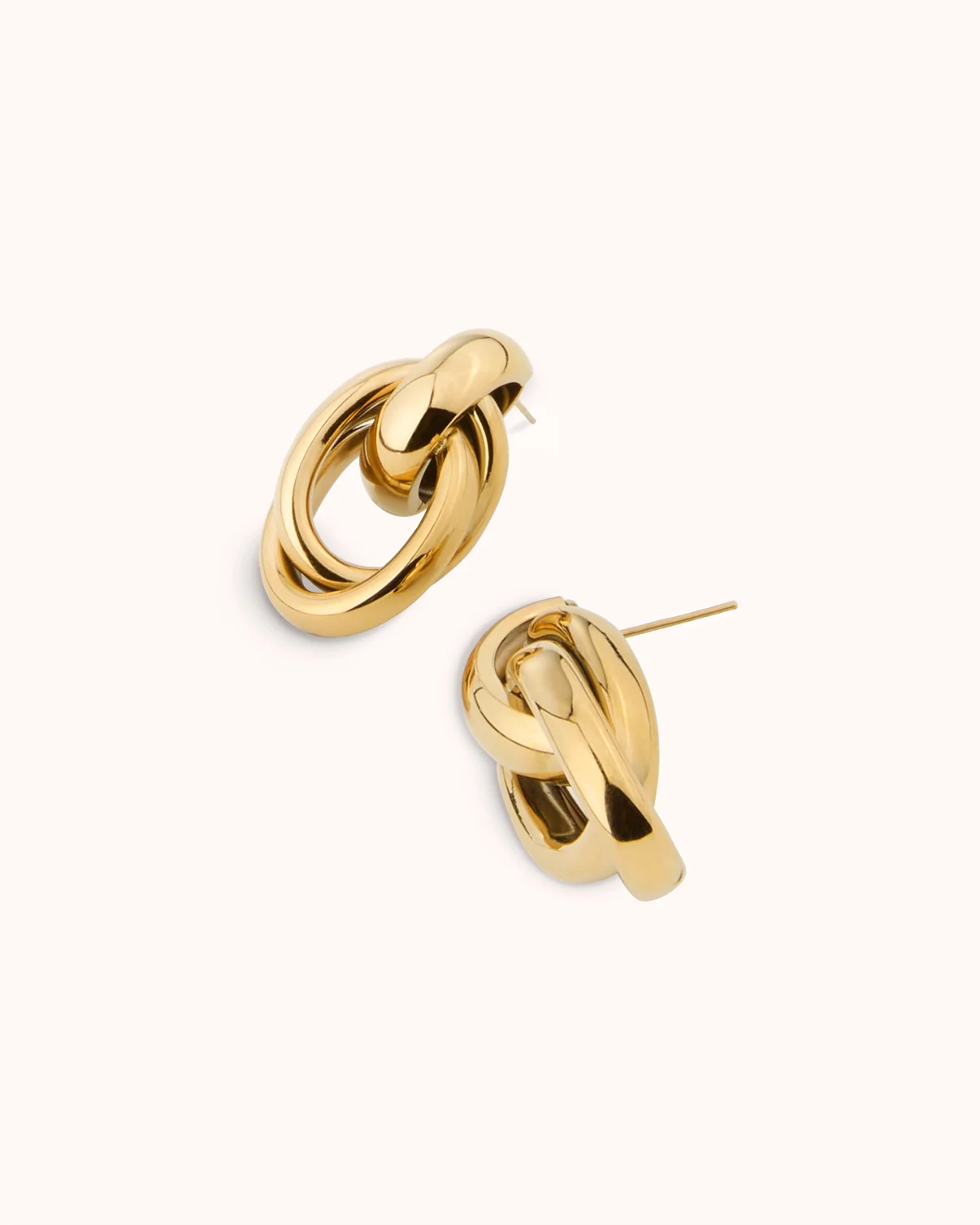 Waterproof Multi Oval Link Studs in Gold - Image 3