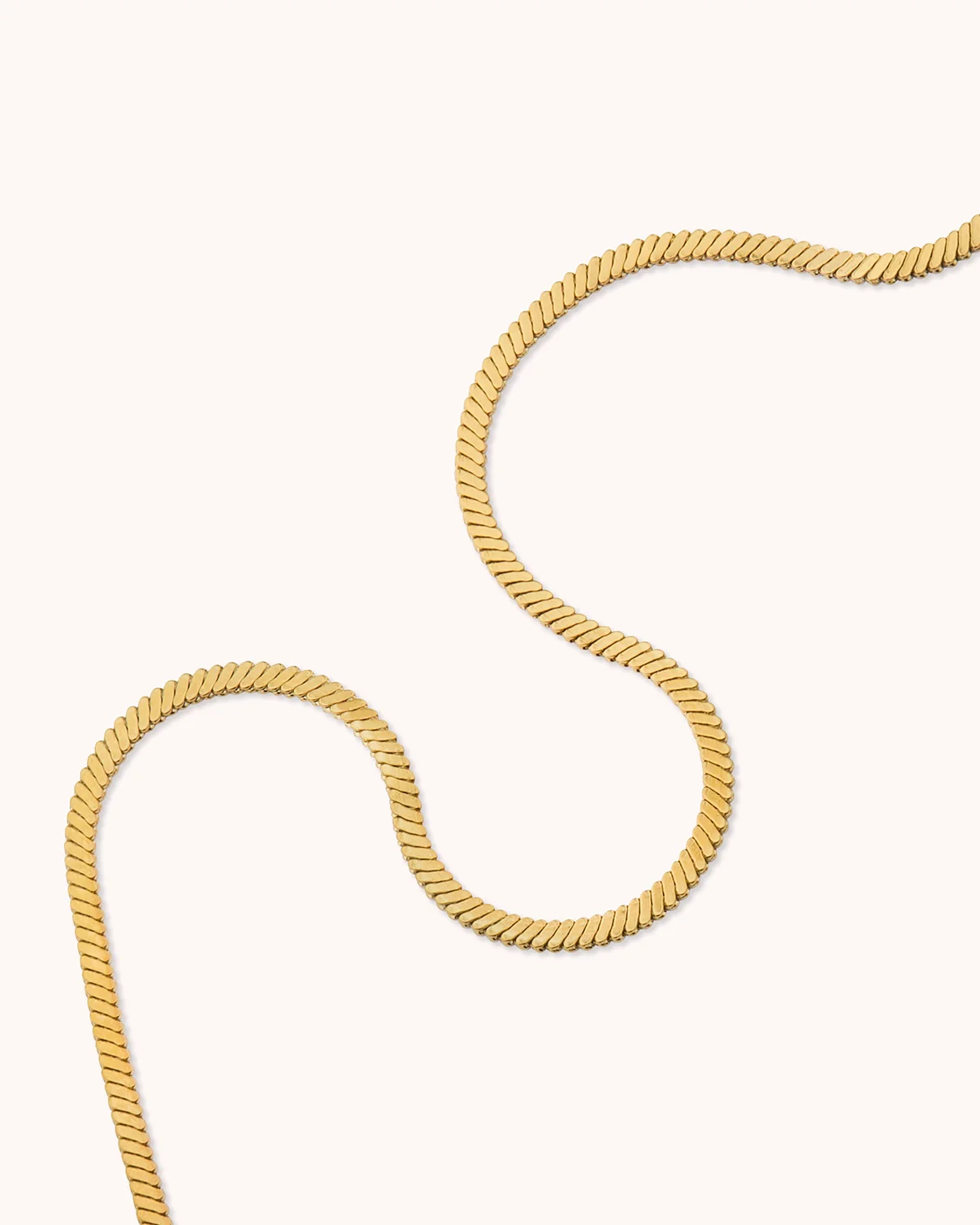 Waterproof Snake Chain Necklace in Gold - Image 3