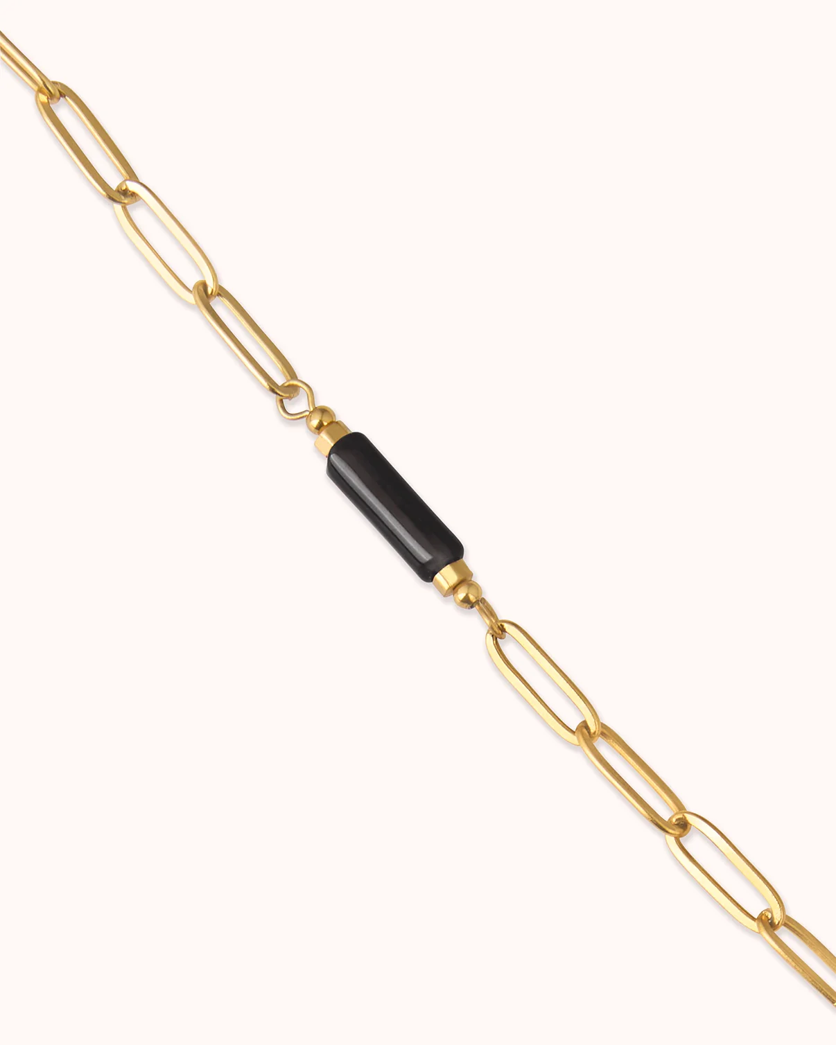 Waterproof Paperclip Link Bracelet in Gold - Image 3