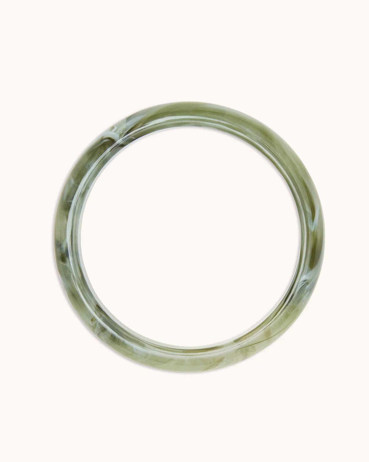 Waterproof Resin Bangle in Green - Image 3