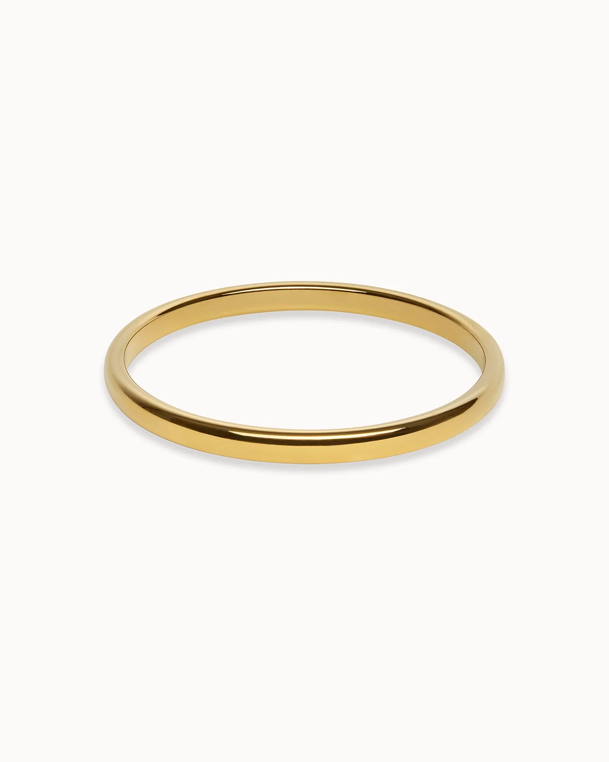 Waterproof Cream Resin 2-Pack Bangles in Gold - Image 4