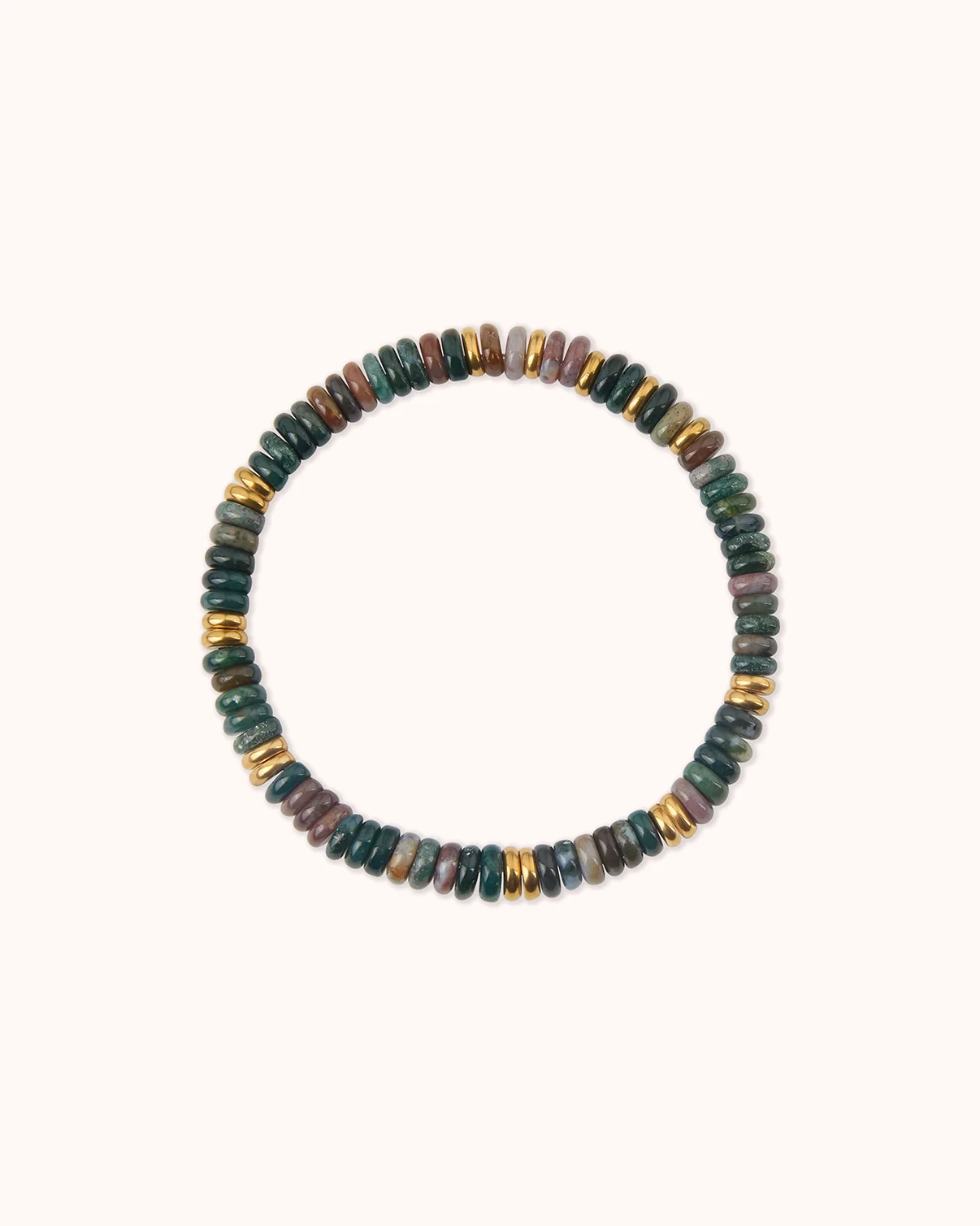 Semi-Precious Beaded Bracelet in Green