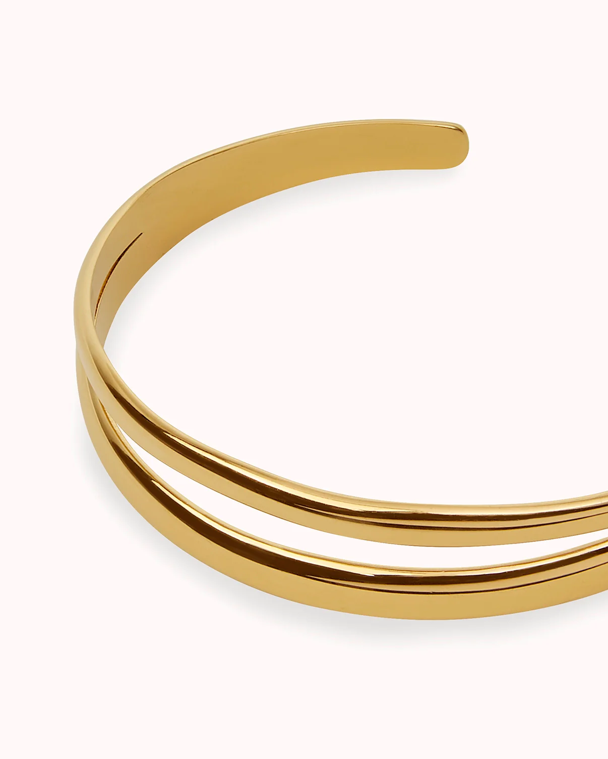 Waterproof Double Row Cuff in Gold - Image 3