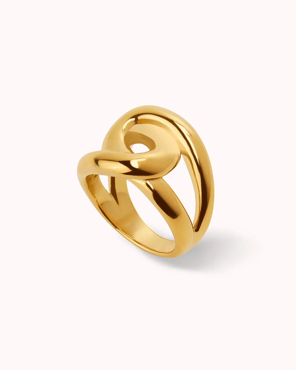 Waterproof Chunky Link Ring in Gold - Image 3
