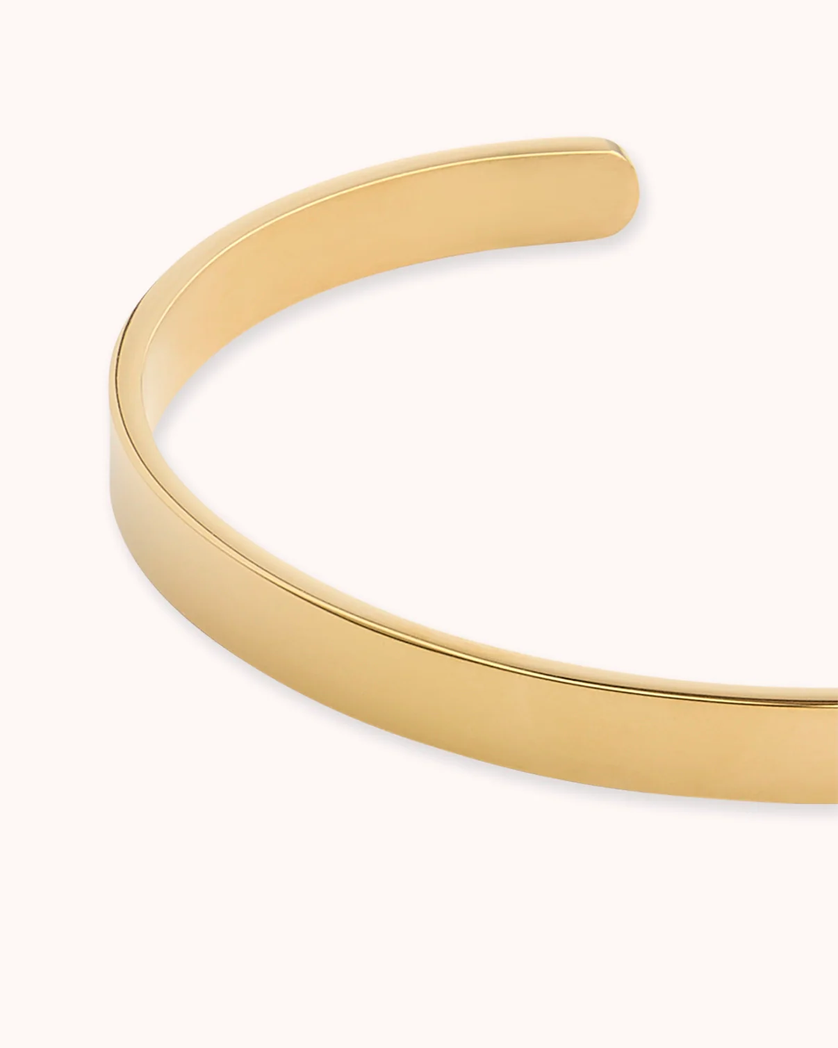 Rounded Cuff in Gold - Image 2