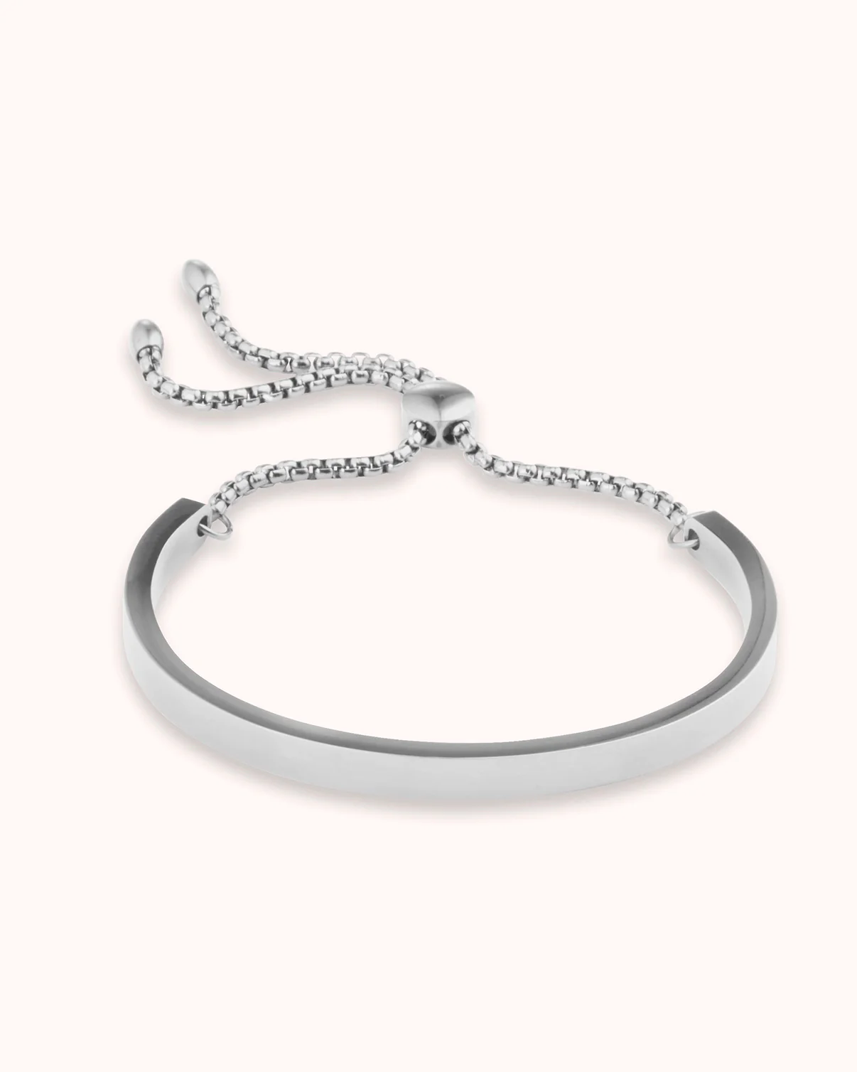 Adjustable Bangle in Silver - Image 2