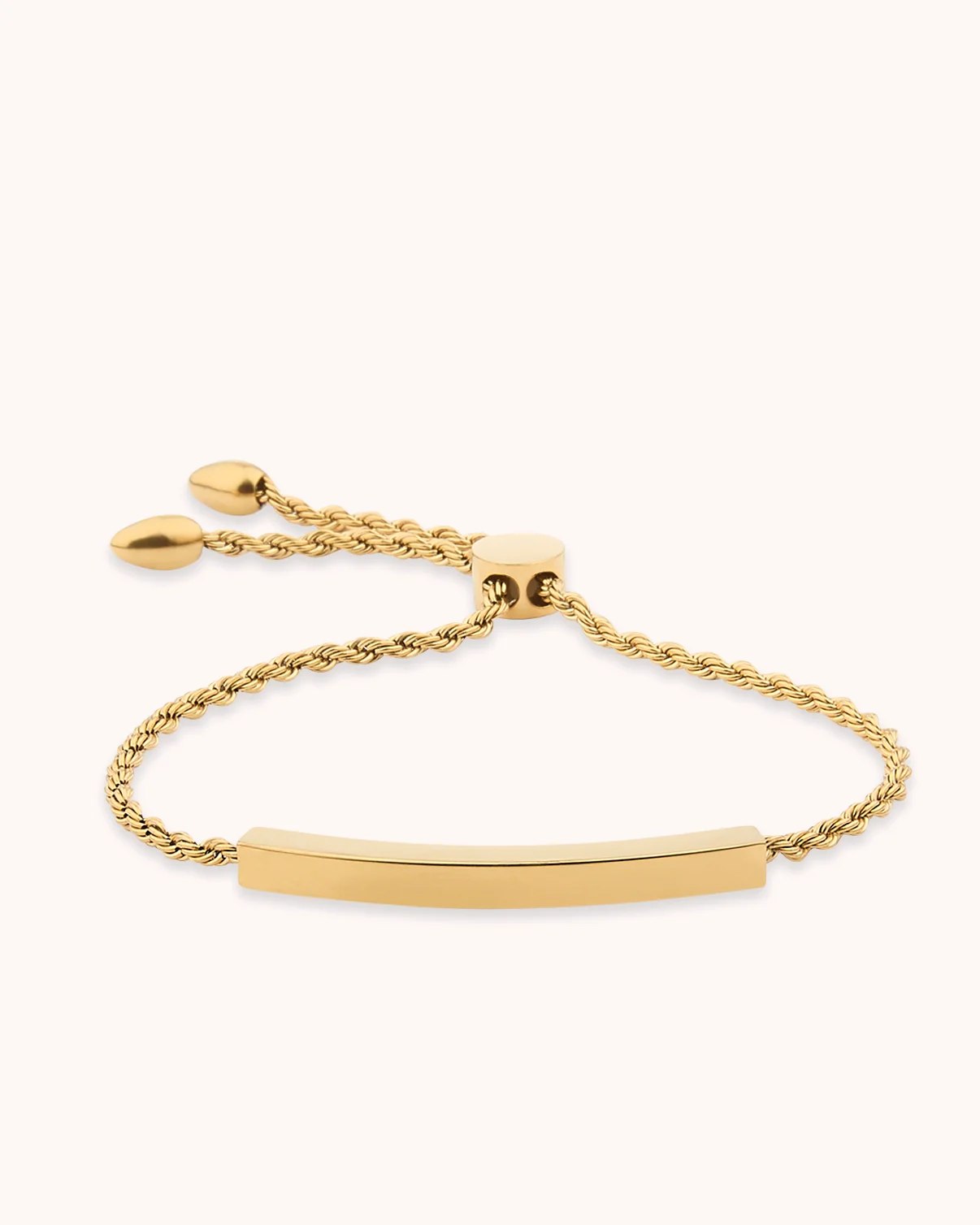 Twisted Chain Toggle Bracelet in Gold - Image 2