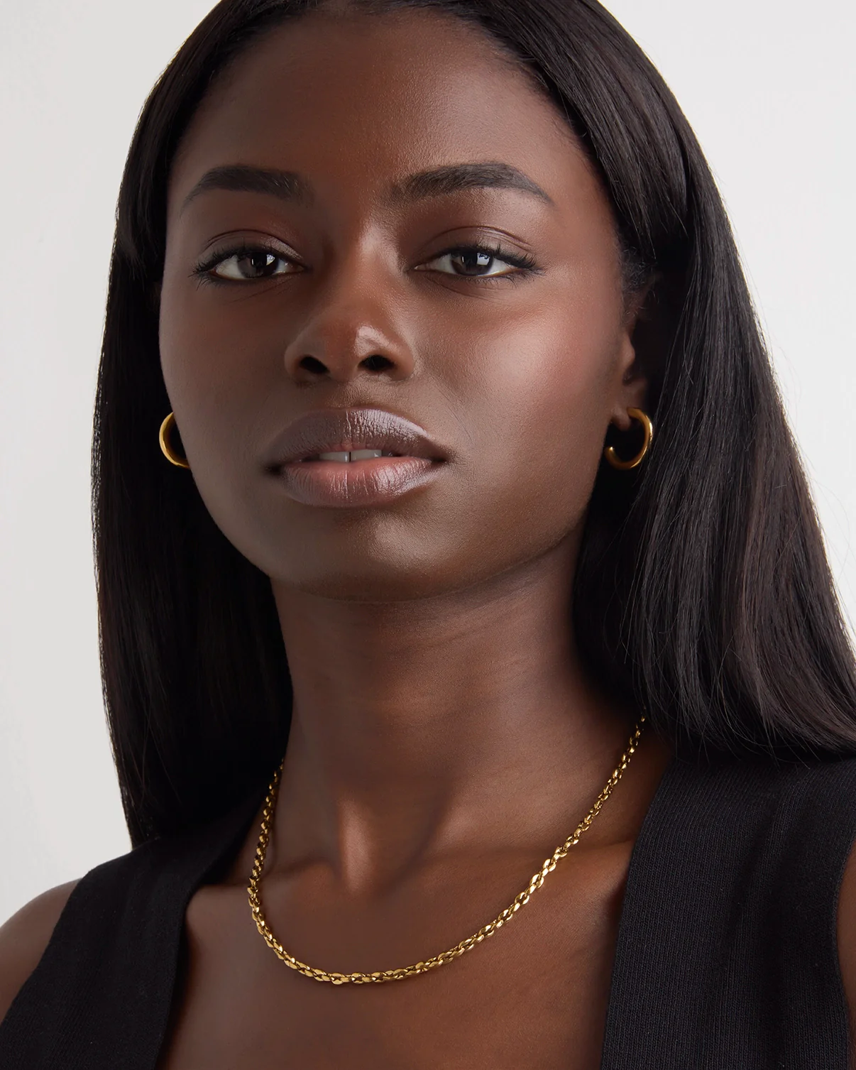Waterproof Chain Necklace in Gold - Image 2