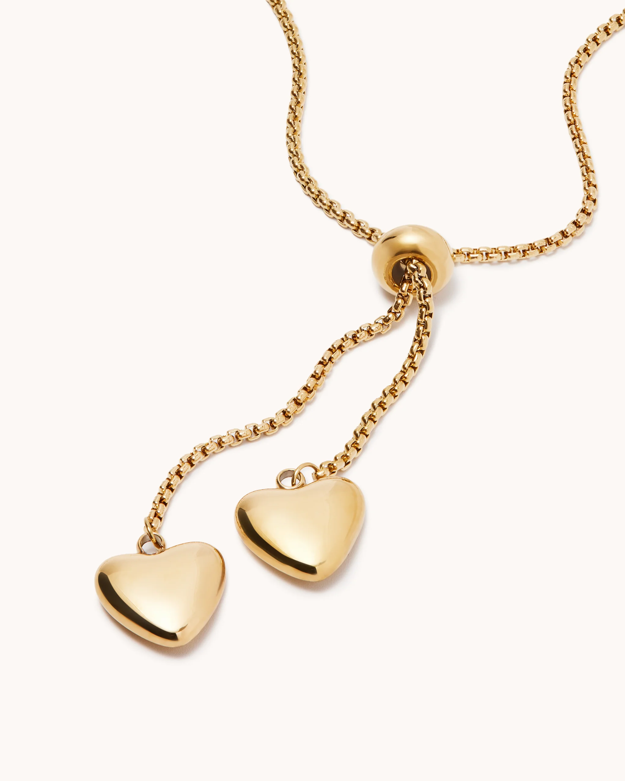 Hearts Lariat Necklace - Image 3