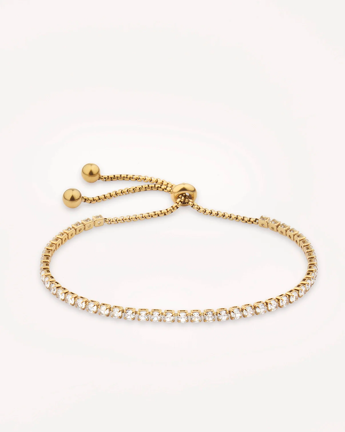 Tennis Toggle Bracelet in Gold - Image 3