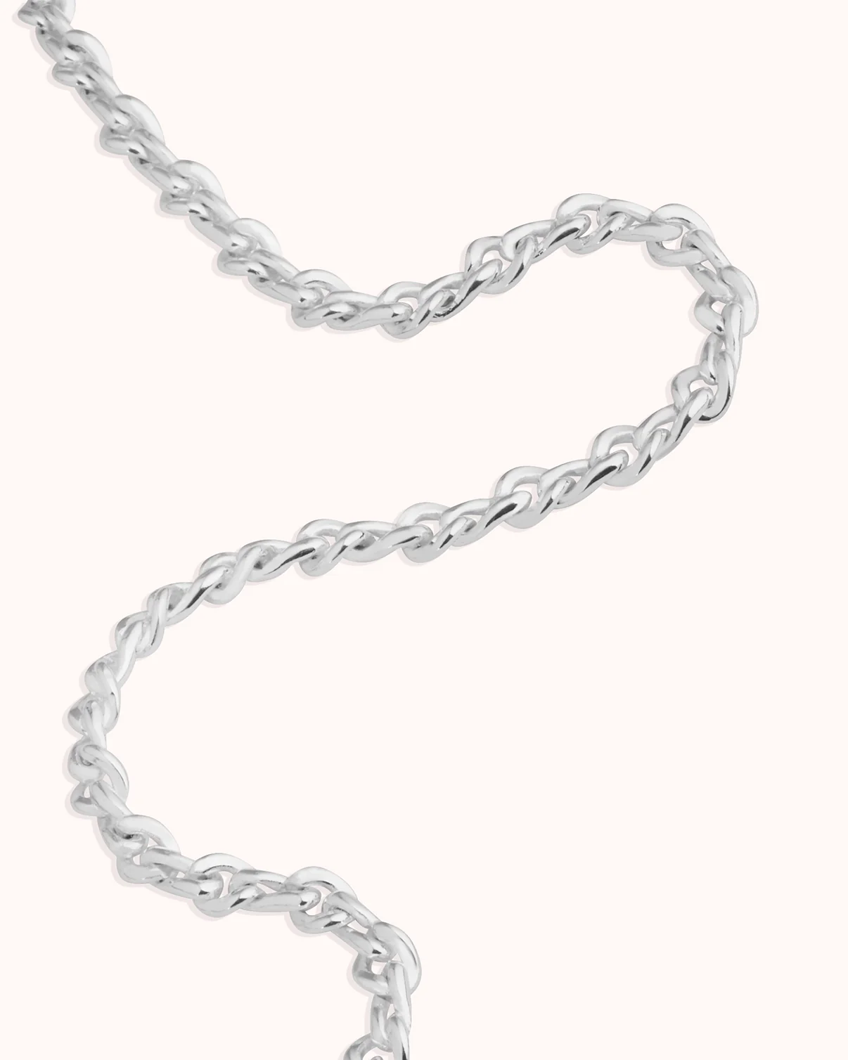 Chain Necklace in Silver - Image 3