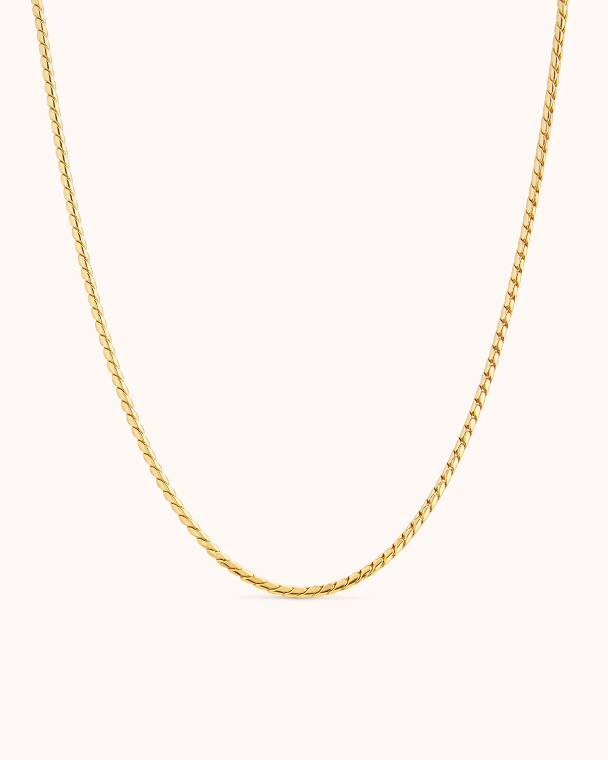 Thick Chain Necklace in Gold