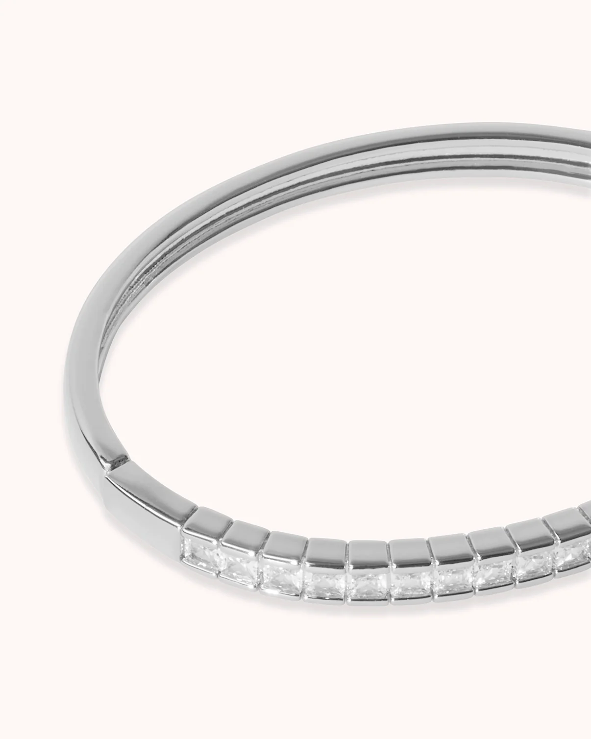 Tennis Bangle in Silver - Image 3