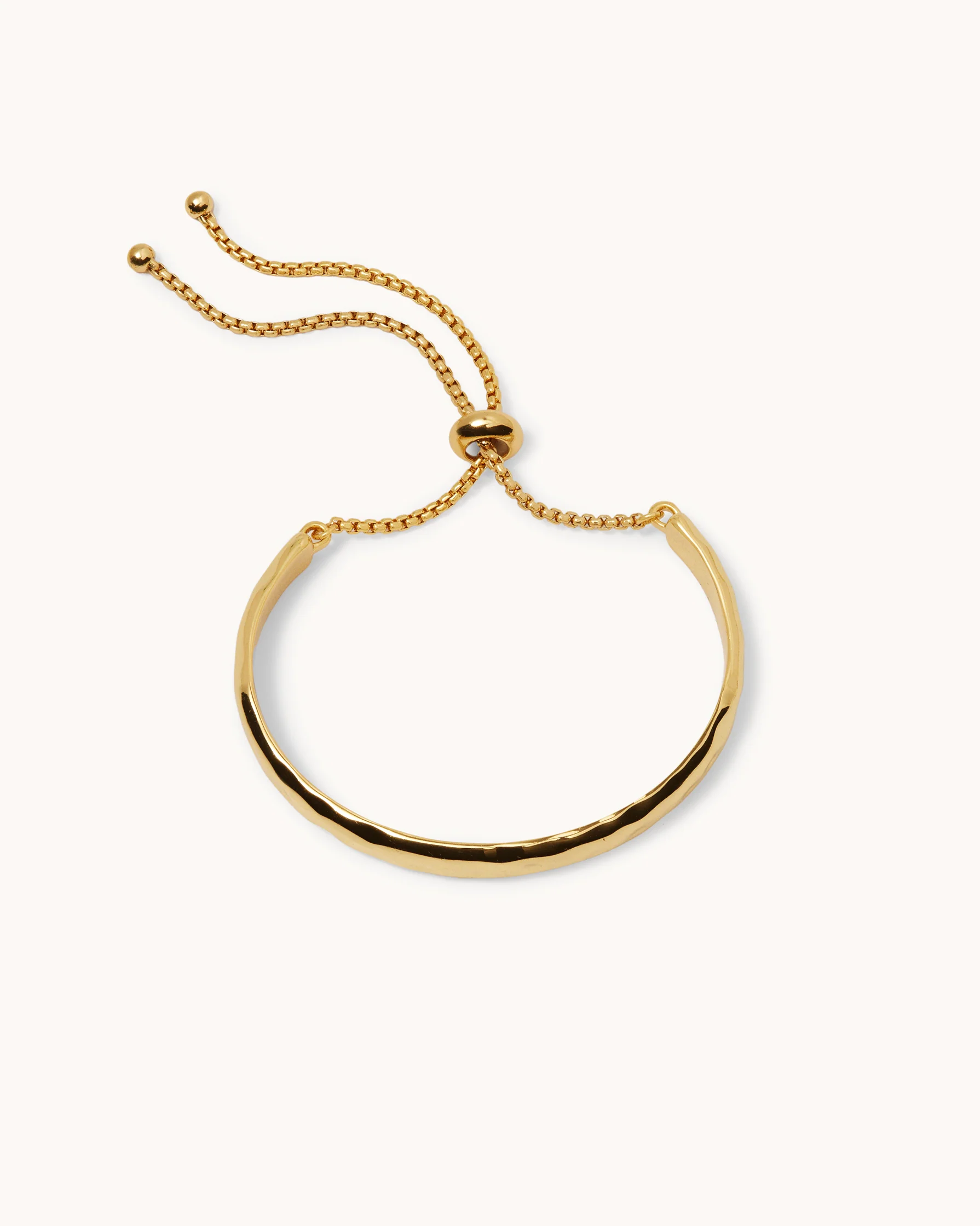 Half Cuff Toggle Bracelet in Gold