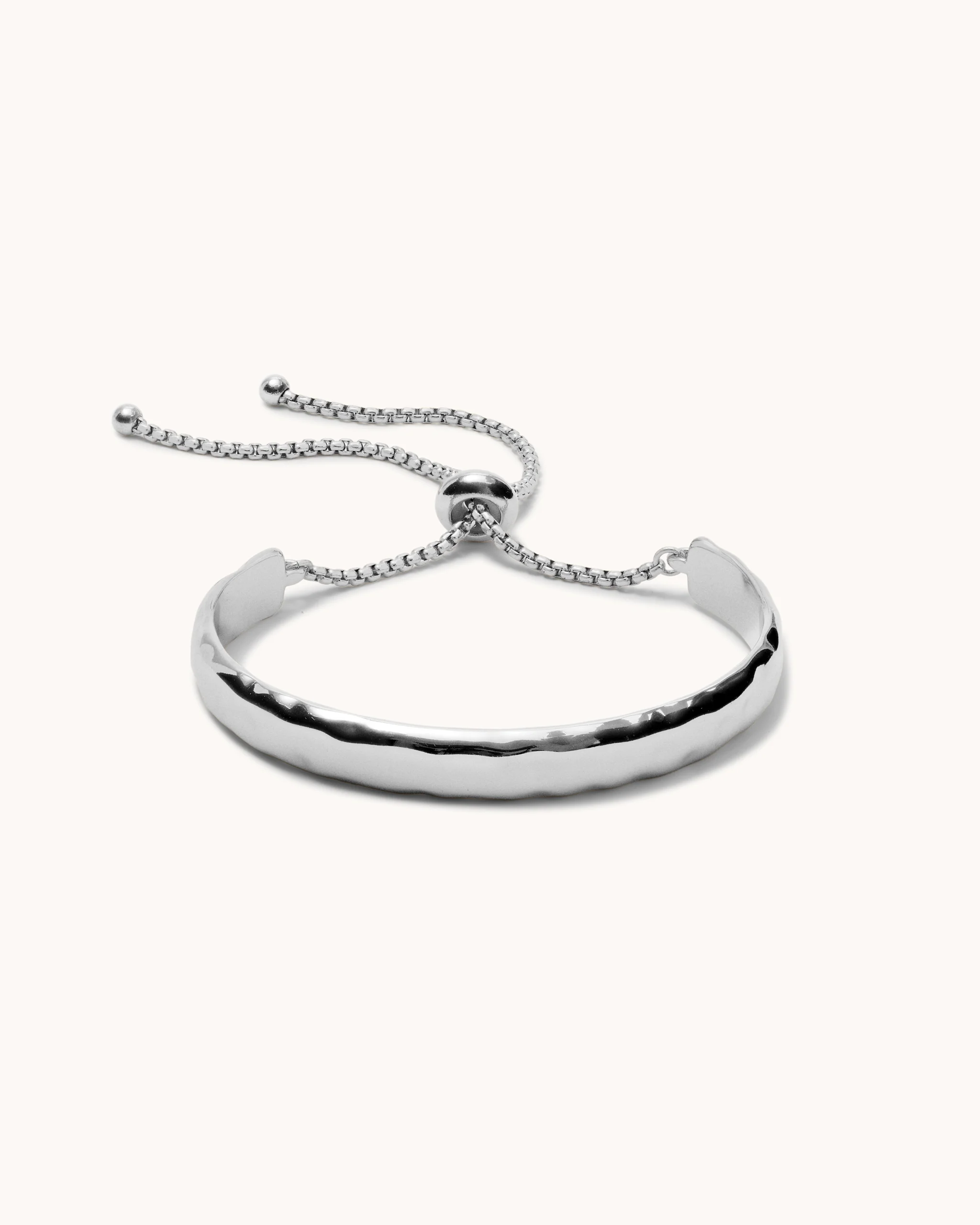 Half Cuff Toggle Bracelet in Silver - Image 2