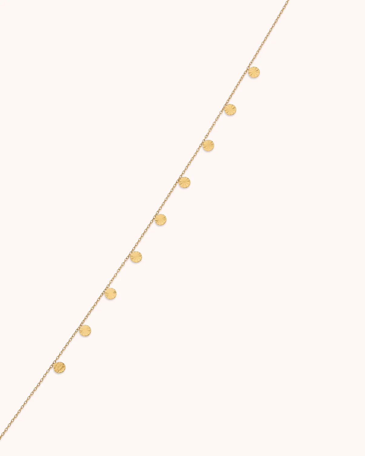 Small Pendant Chain Necklace in Gold - Image 3