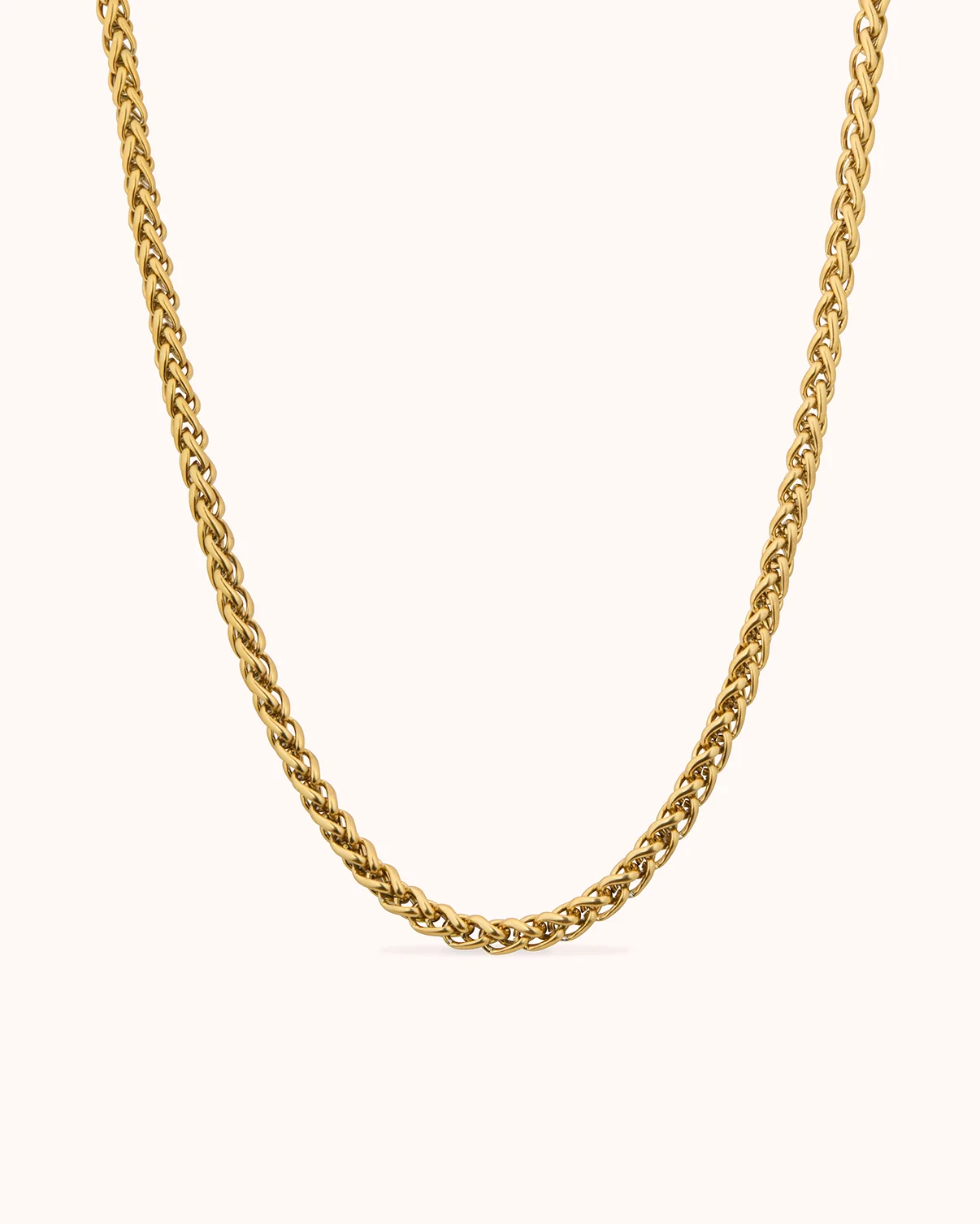 Waterproof Thick Chain Necklace in Gold