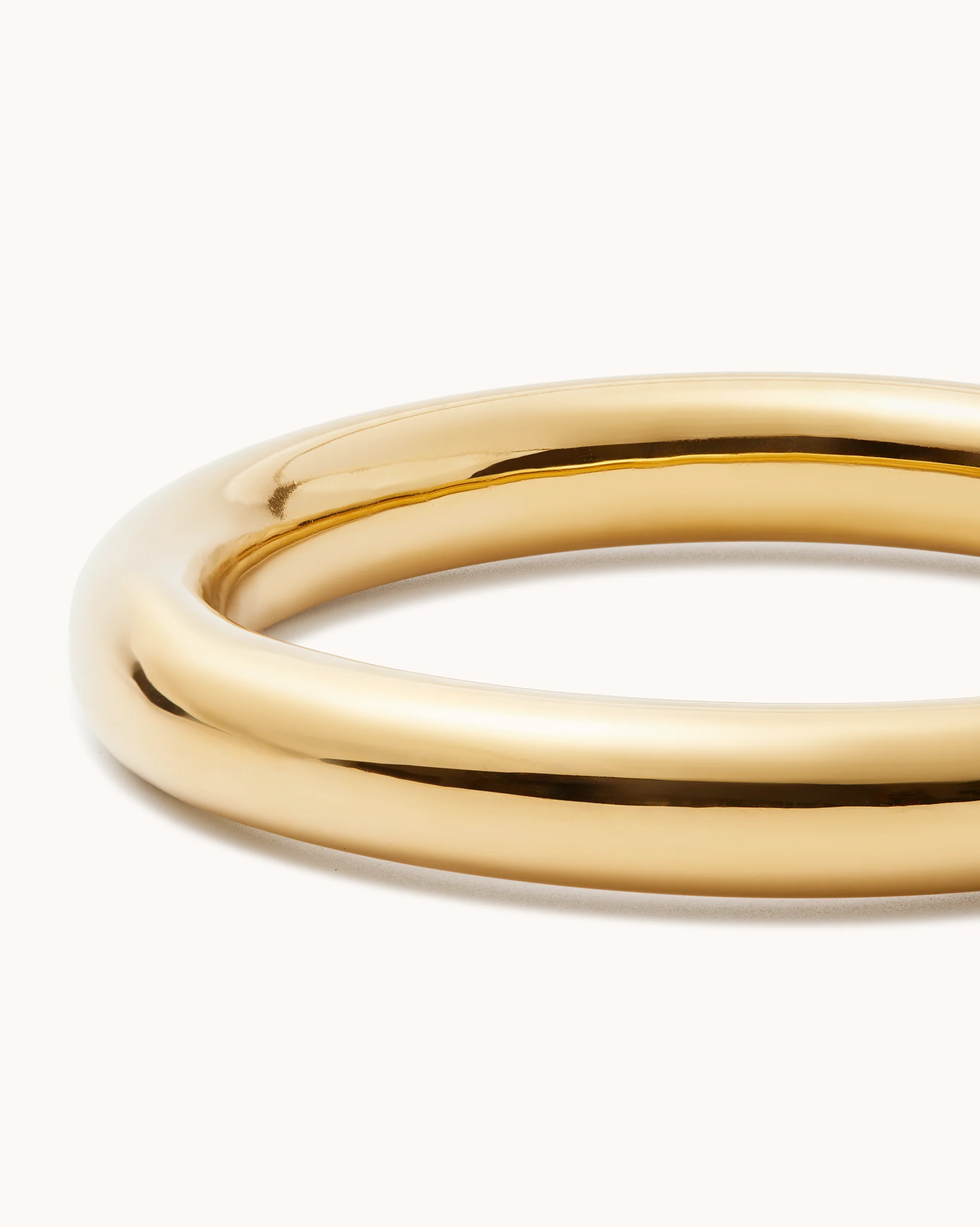 Chunky Bangle in Gold - Image 4