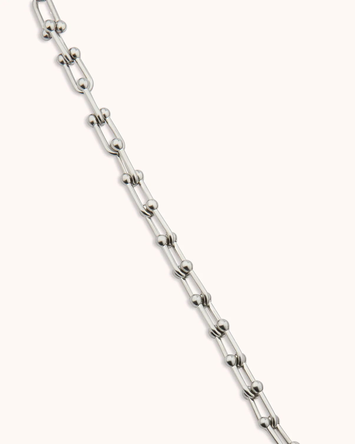 Ball Chain Link Bracelet in Silver - Image 3