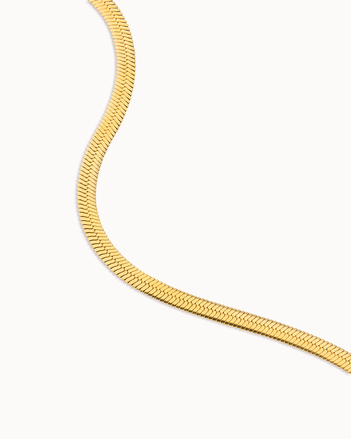 Waterproof Medium Snake Chain Bracelet in Gold - Image 4