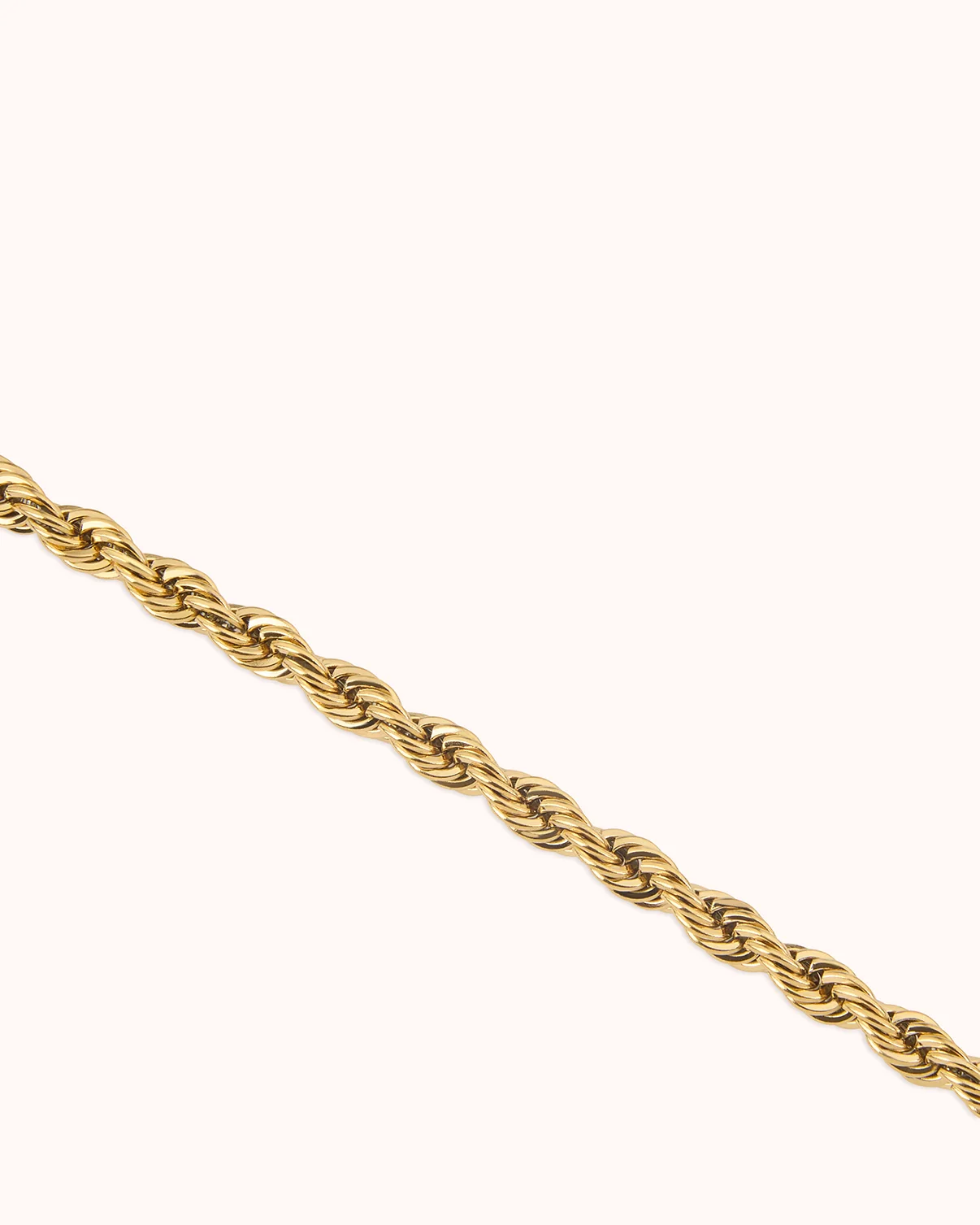 Waterproof Twist Chain Bracelet in Gold - Image 3