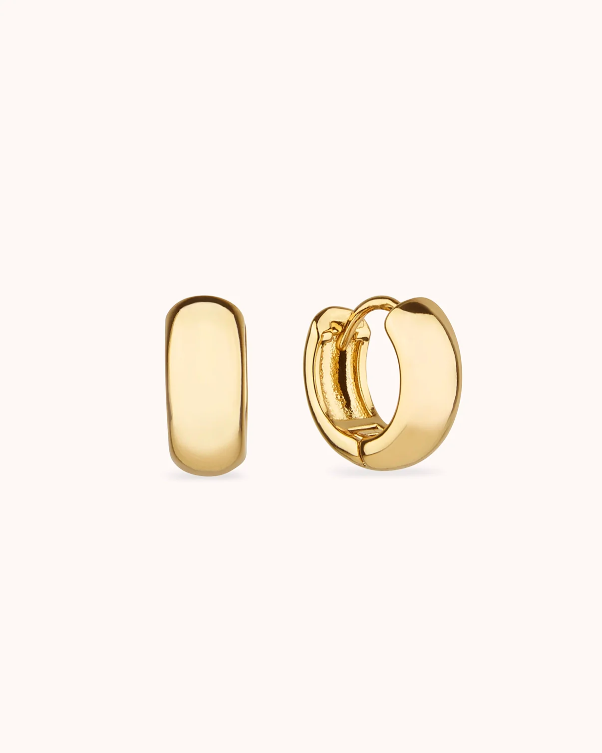 Clean Chunky Huggies in Gold