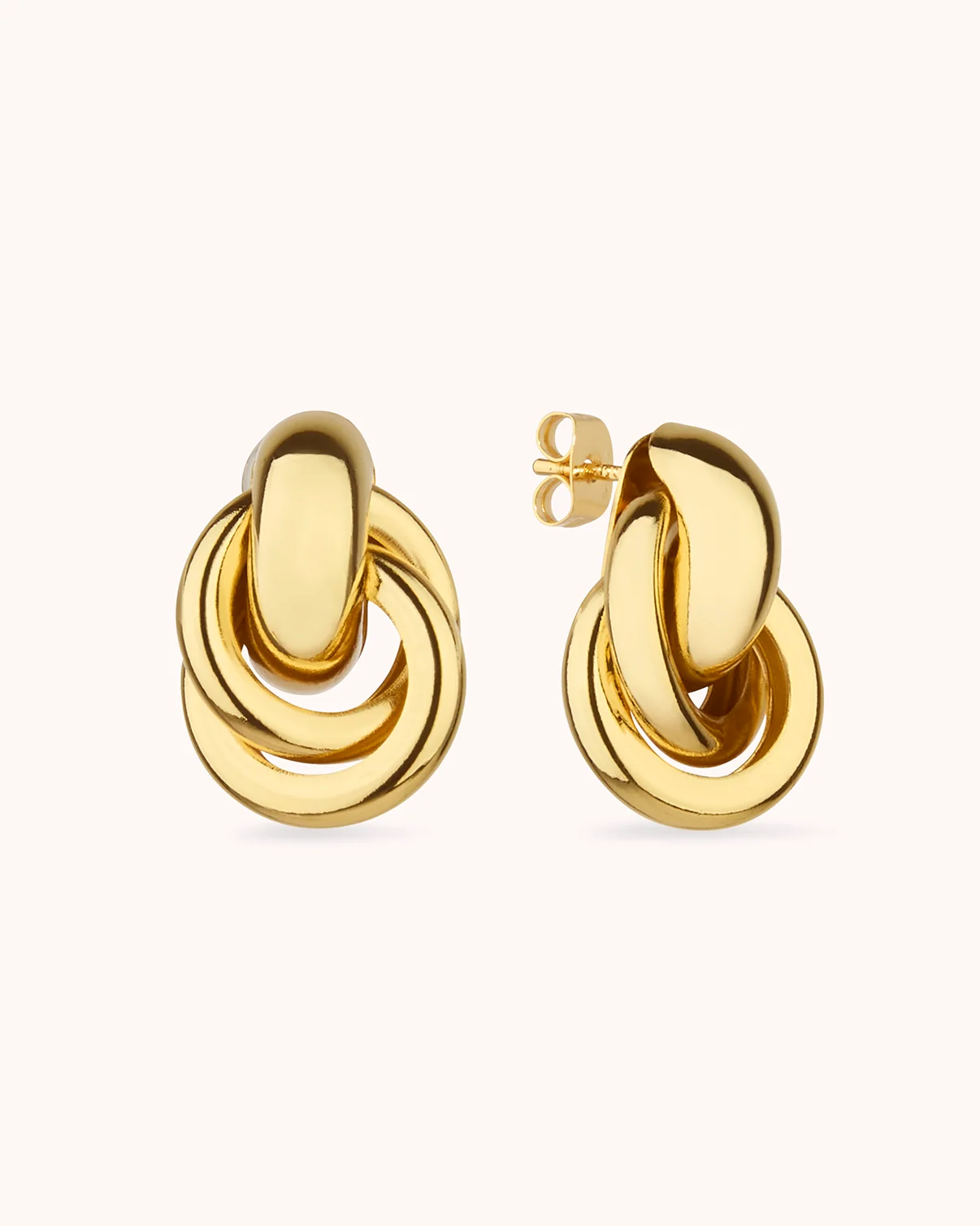 Knot Studs in Gold
