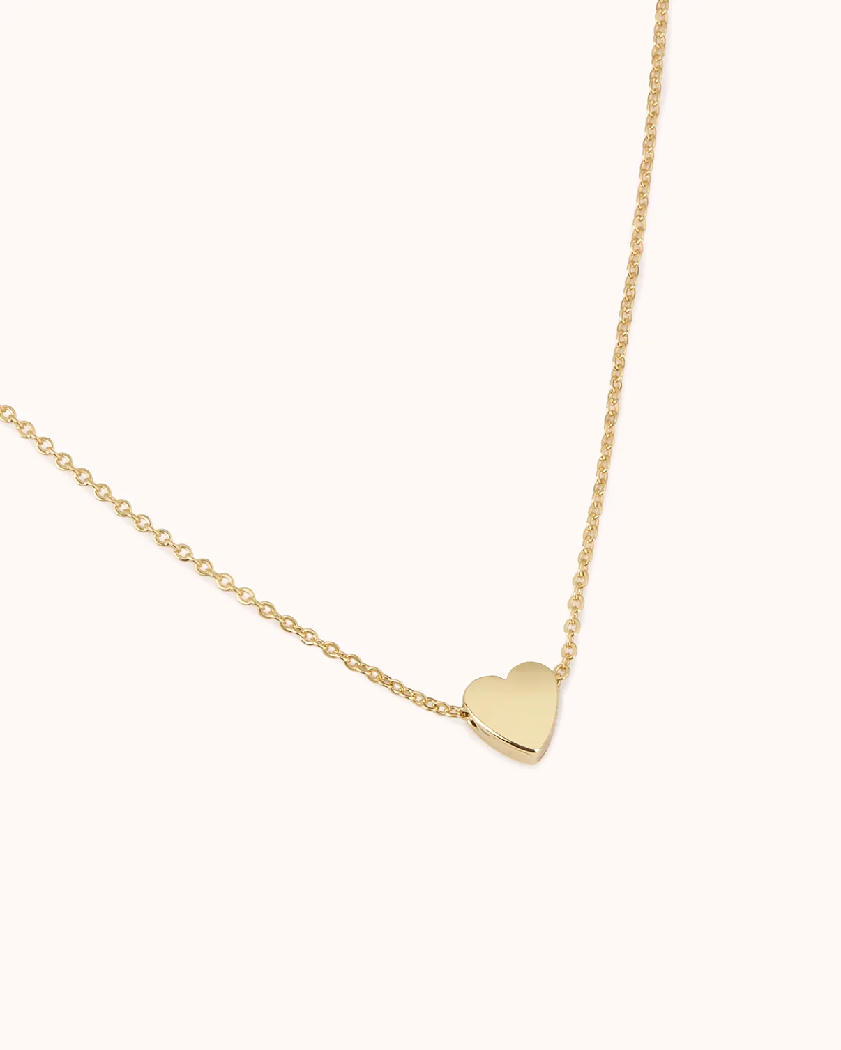 Tiny Pebble Necklace in Gold - Image 3