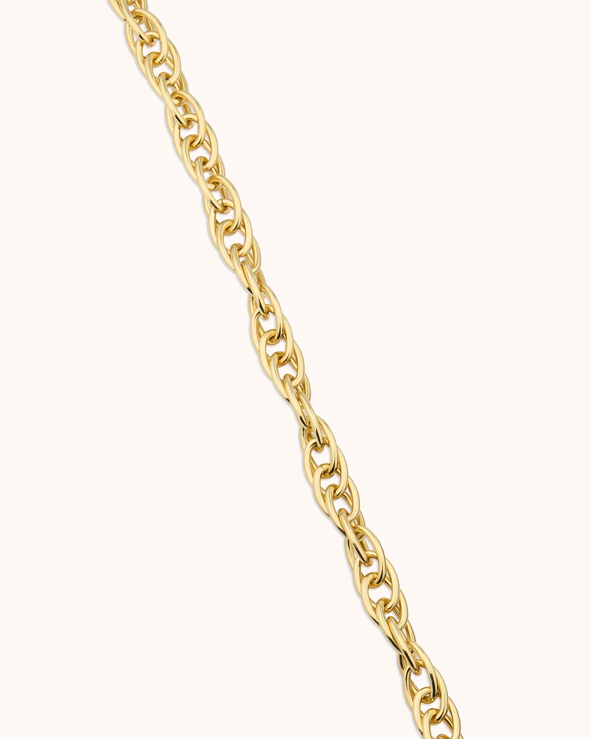 Chunky Link Necklace in Gold - Image 3