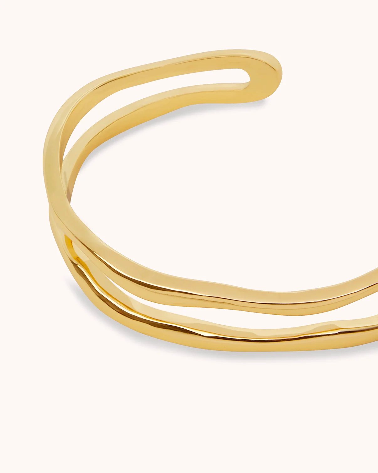 Double Row Cuff in Gold - Image 3