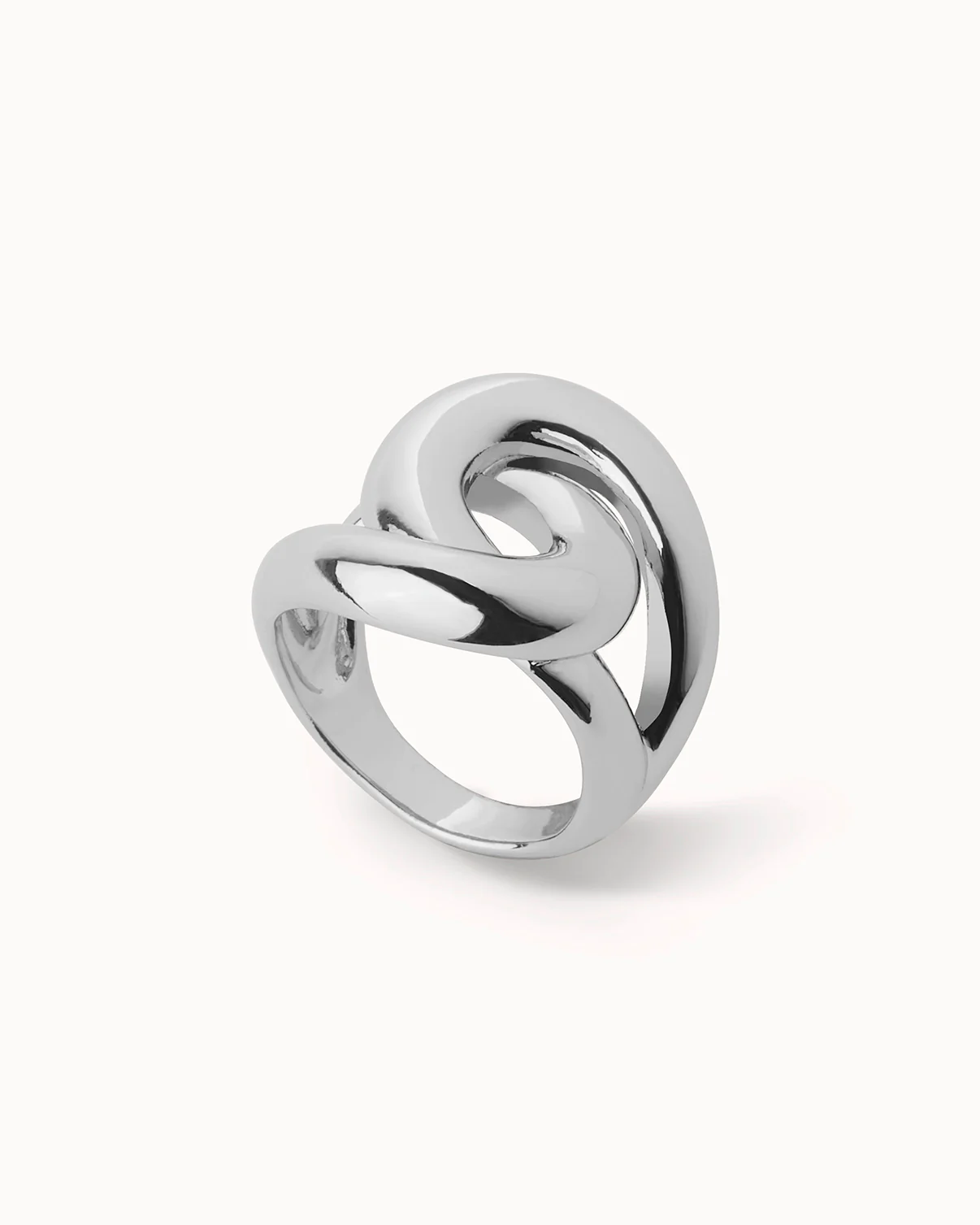 Wrapover Ring in Silver - Image 3