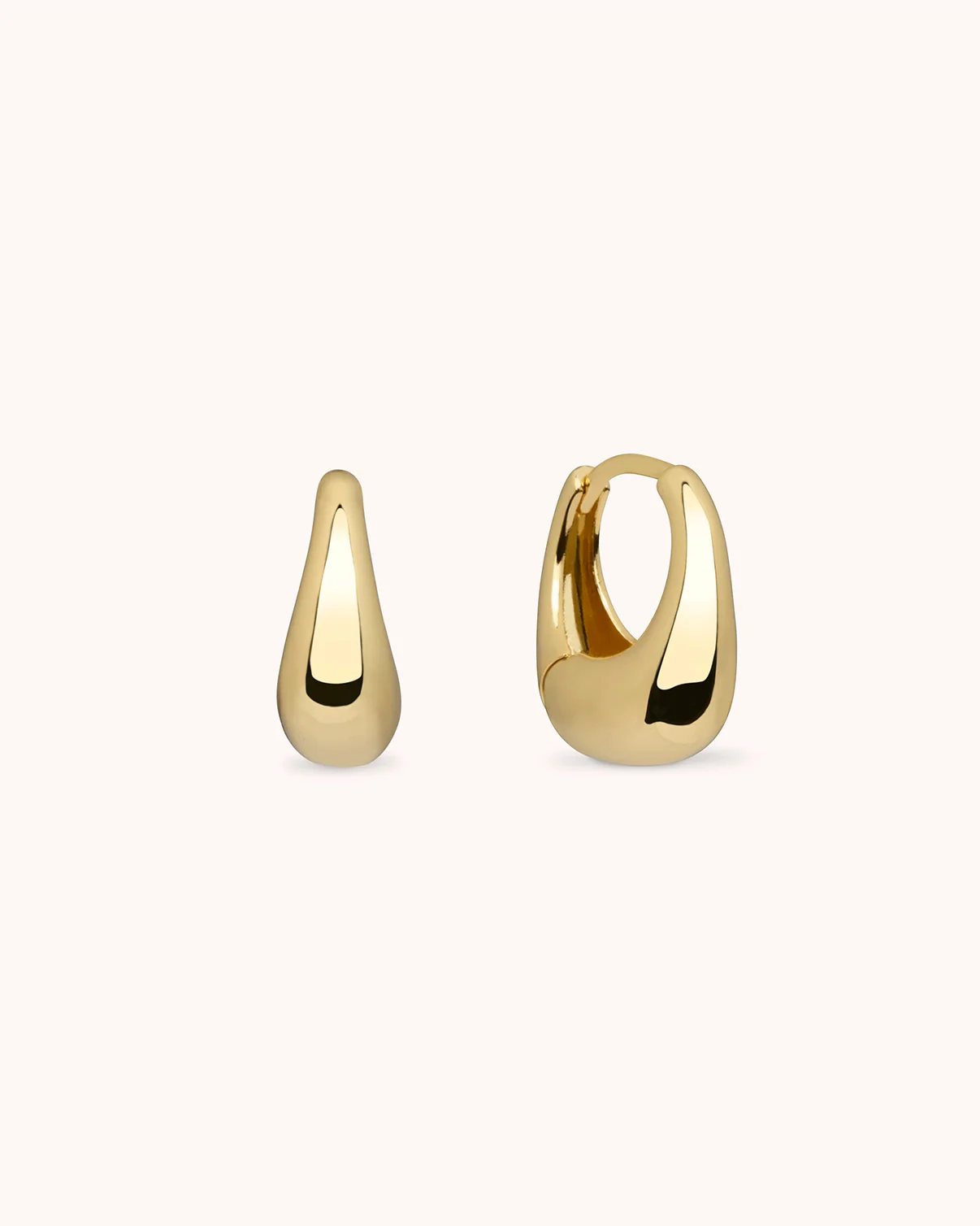 Square Seamless Huggies in Gold