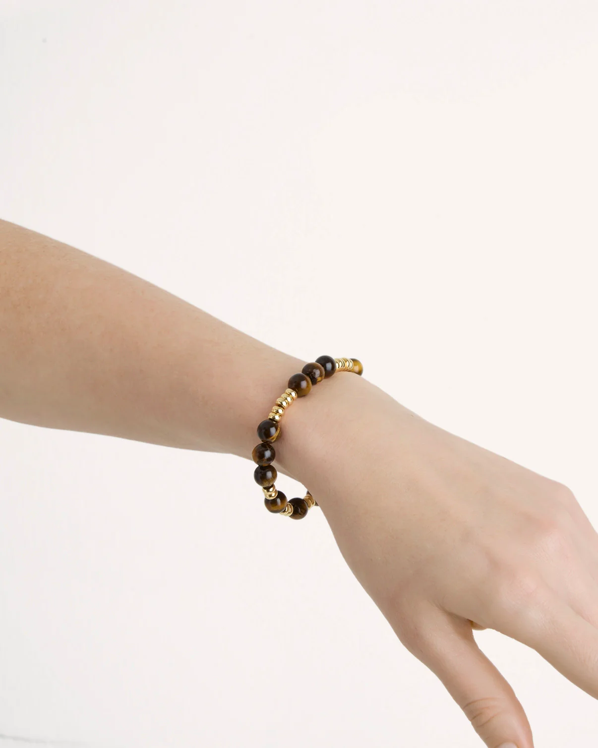 Tiger's Eye Bracelet in Gold - Image 2