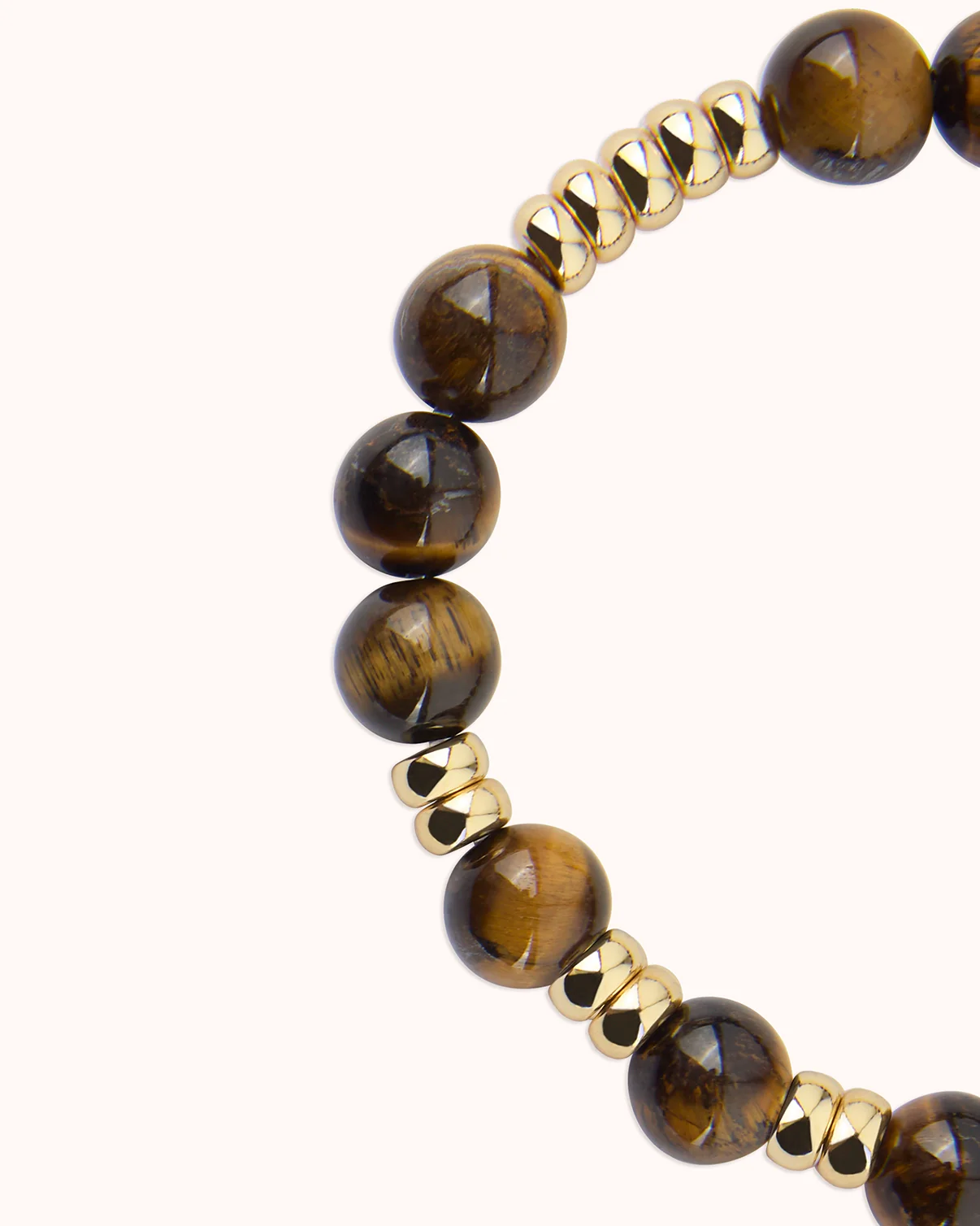 Tiger's Eye Bracelet in Gold - Image 3